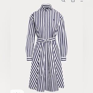 Ralph Lauren Wide Stripe Shirt Dress